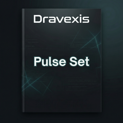 Dravexis Pulse Set packaging on a dark background