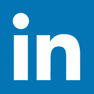 LinkedIn logo on a white background